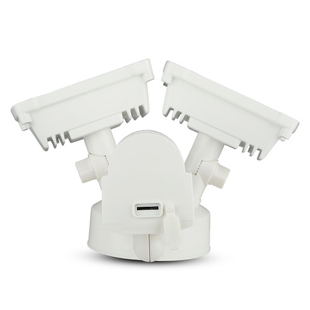 LED Fluter 18W 600lm 6000K IP20 Weiß mit Bewegungssensor und WiFi-Kamera VT-4818W V-TAC