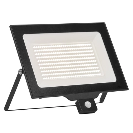 LED-Flutlicht Außenfluter 200W 20000lm 4000K 110° Schwarz IP44 mit Bewegungs- und Dämmerungssensor Essentials Flutlicht Sensor Osram