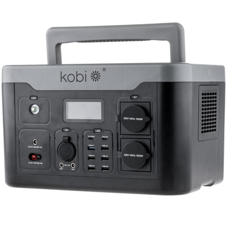 Energiebank Powerbox Tragbare mobile Stromstation 1800W Premium KOBI