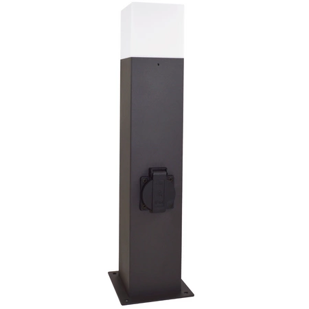 LED-Gartenlampe E27 NEW YORK TUBA Mast 44cm mit Fassung - GOLDLUX (Polux)