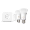 2PAK LED-Glühbirne E27 A60 9W CCT RGB PHILIPS HUE White & COLOR Ambiance Bluetooth Zigbee + Hue Bridge + Dimmerschalter
