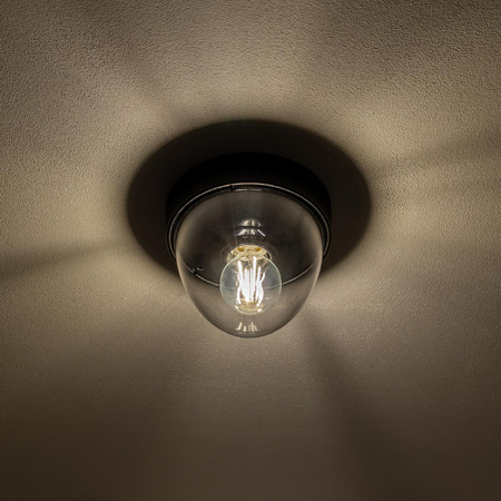 Außendecken-Gartenleuchte NOOK 7978 E27 IP44 Spot Schwarz Nowodvorski