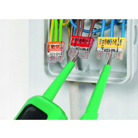 Schnellverbinder Installationsverbinder-Set Set mit 100 Teilen – 20 x 2 x 2 30 x 3 x 2 30 x 4 x 2 20 x 5 x 2 + Organizer-Koffer