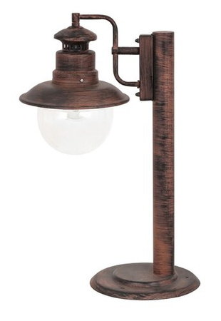 LED-Gartenleuchte für den Außenbereich ODESSA E27 IP44 Mast 53 cm Antikbronze RABALUX