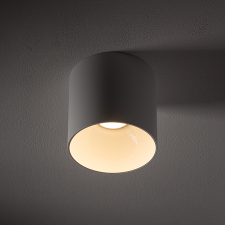 Aufbauleuchte EYE TONE 8928 Nowodvorski Weiß-Silber GU10 Deckenrohr Aluminium Minimalistisch