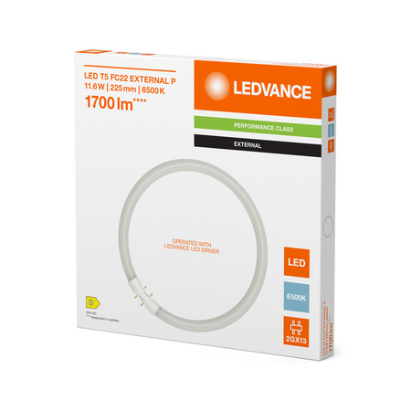 LED-Rad-Leuchtstoffröhre 2GX13 T5 11.6W 1700lm 6500K Kalt 120° Ledvance