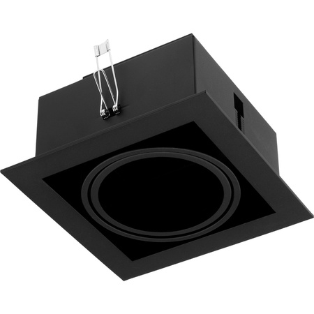 Einbaustrahler GU10, ES111 Einbauspot HALOGEN Quadrat beweglich Schwarz CANIS LUMILED
