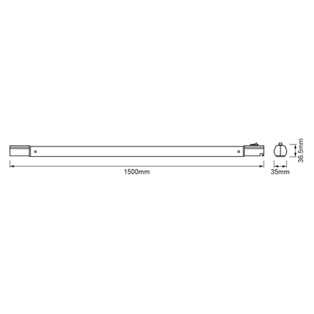 LED Linienlampe 21,5W 2150lm 3000K warm 150 cm TubeKIT LEDVANCE