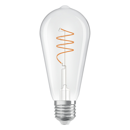 Dekorative LED-Lampe ST64 Edison E27 3.4W = 40W 470lm 2700K Warm 300° Vintage 1906 Osram