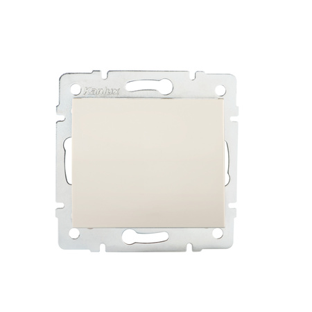 Einpoliger Schalter ohne Rahmen LOGI cream KANLUX