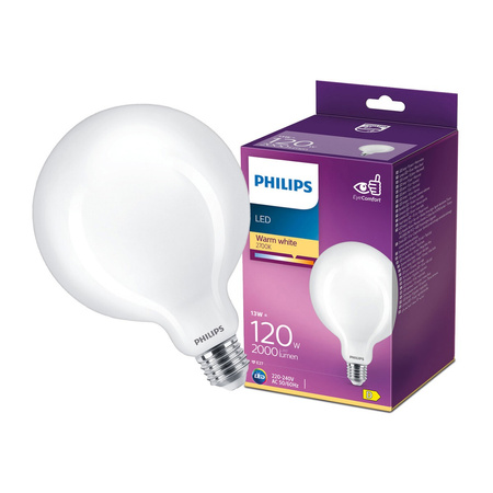 E27 G120 LED Lampen 13W = 120W 2000lm 2700K Warm PHILIPS