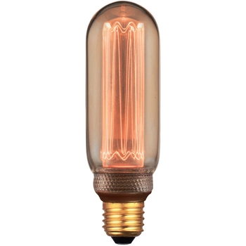 Dekorative LED Lampe E27 T45L 4W 200lm 1800K Warm 320° DecoVintage Amber Pillar GOLDLUX (Polux)