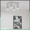 Deckenleuchte Plafond SPOT TUBA Reflektor Halogen Leuchte 4x GU10 TABULA LUMILED