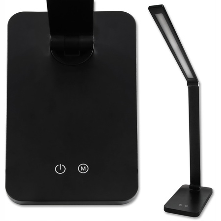 LED-Nachtschreibtischlampe 7W 2700K-6000K CCT USB dimmbar Touch QI Ladegerät
