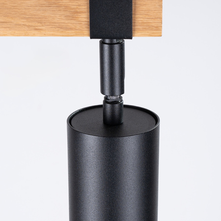 FAGER Deckenleuchte 3xGU10 Reflektor Moving Black Skandinavisch SOLLUX