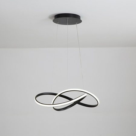 LED Decke Pendelleuchte 30W 2300lm 4000K Neutral Schwarz Matt Tavi Masterled