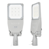 LED Industriestraßenlampe 120W 20400lm 4000K Neutral IP66 IK09 Grau Master Street Kobi