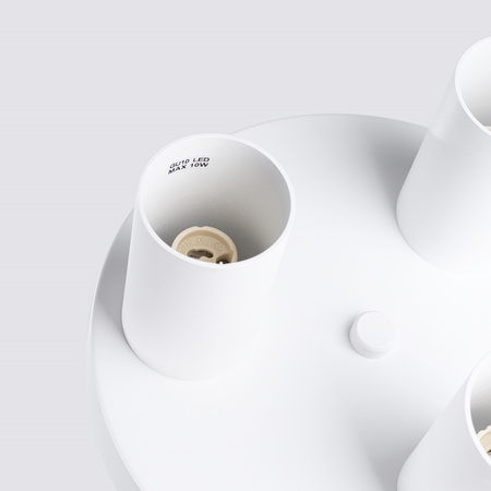 Tuba Spot Decke Plafond Lampe 3x GU10 Weiß Lagos Ocean Green SL.1464 Sollux