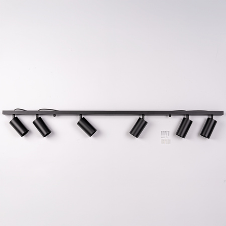 Deckenleuchte mit 6x GU10-Sockeln, Einbaustrahler HALOGEN schräg TABULA SPOT LUMILED