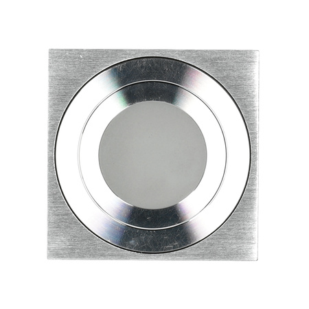 Aufbauleuchte HALOGEN Wasserdicht Aluminium SPOT TUBE 95mm IP44 Chrom AQUARIUS SQUARE Kobi