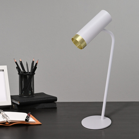 Schreibtischlampe GU10 Weiß Fado Sanico Goldlux