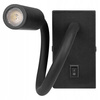 LED Wandleuchte Flexible Lesewandleuchte LEO 3W 4000K Schwarz
