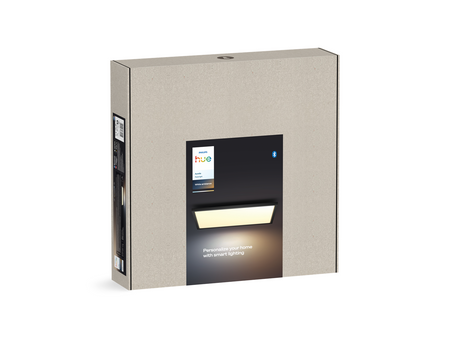 Panel LED Deckenanbauleuchte 60x60 cm 39W 1940lm IP20 Weiß Ambiance TW Schwarz Smart SMART Zigbee Bluetooth Aurelle Philips HUE