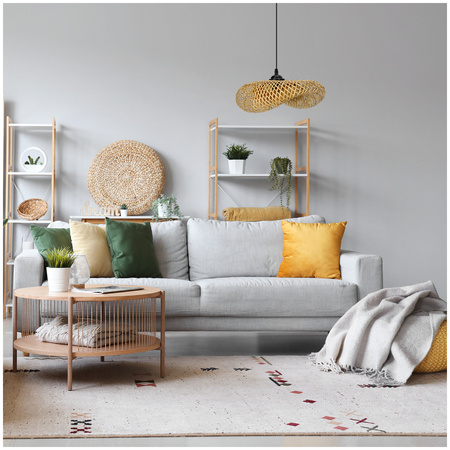 Bambus E27 Brugia Dekorative Hängelampe Kobi