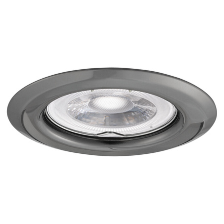 ARGUS II GU10/GU5.3 Kreisförmige Graphit-Deckeneinbauleuchte KANLUX