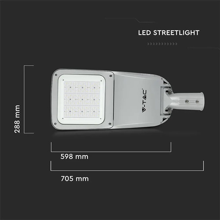 Straßenlaterne LED 120W 4000K KLASSE II + III-M Typ SAMSUNG CHIP VT-120ST V-TAC