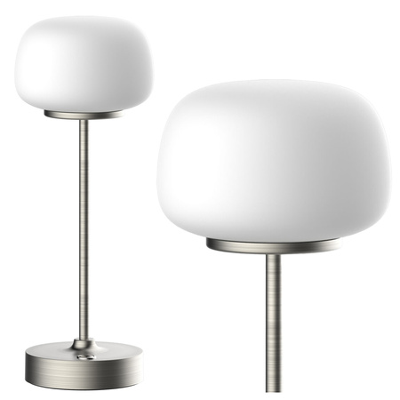 LED Dekorative Schreibtischlampe 1.8W 150lm 2700K Warm Silber Rimini Sanico Goldlux