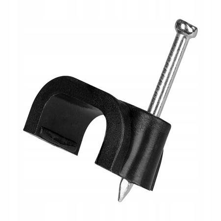 Flachkabelhalter FLOP CLIP YDYp2x1,5 7/5 Schwarz 100 Stück PAWBOL