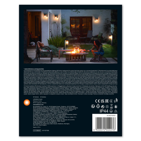 Wandleuchte E27 IP44 Endura Amber CLASSIC CASCADE WALL LEDVANCE Wandleuchte