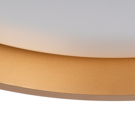 LED Plafond SOLN Deckenleuchte 17,5W Weiß-Gold KANLUX