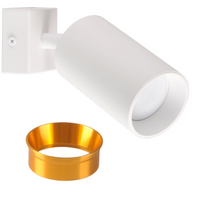 Wandleuchte Reflektor Wand- und Deckenleuchte LED 1 xGU10 MARIBEL Weiß GOLDLUX (Polux)