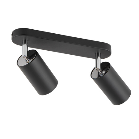 EYE Spot 6020 Nowodvorski Wandleuchte Schwarz 2xGU10Wandleuchte Beweglich Stahl + Glas Modern