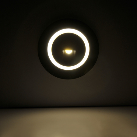 LED-Garten-Treppeneinbauleuchte 3W 20lm IP44 4000K GRAFIT Q2 GOLDLUX (Polux)