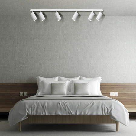 Wand- und Deckenstrahler Leuchte 6x GU10 Weiß IP44 TURYN Sanico Goldlux