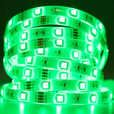 LED-Strip, LED-Streifen 12V 36W 150LED 5050 10mm 5m IP65 RGB LUMILED