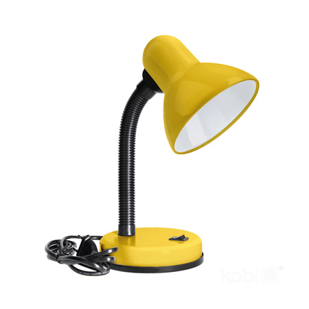 Schreibtischlampe Tischleuchte Verstellbar E27 Gelb Lachend Kobi