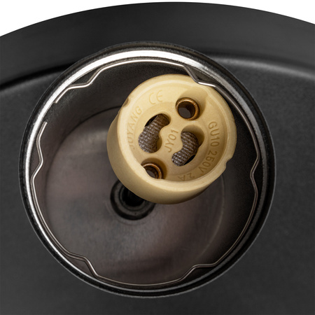 Reflektor Deckenleuchte 4x GU10 Plafond ELIGIS Schwarz LUMILED