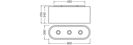 Dekorative Deckenleuchte E27 Pappe Braun Dekor Ledvance
