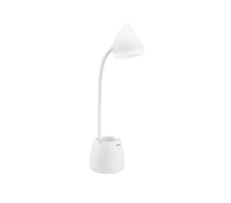 HAT LED-Schreibtisch-Tischlampe 4,5W CCT Dimmbar USB Weiß PHILIPS