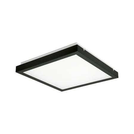 Plafond LED-Deckenleuchte TYBIA Mikrowelle Bewegungssensor 25W 2600lm 4000K Schwarz KANLUX