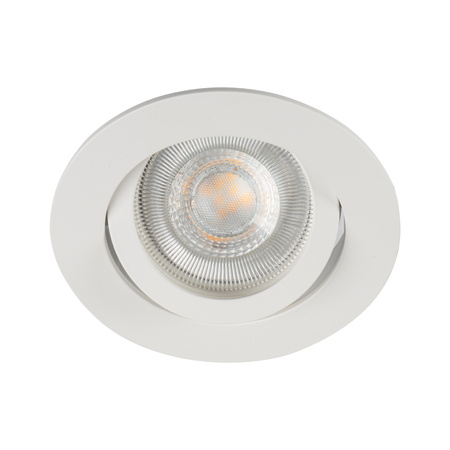 DALLA GU5.3/GU10 12AC/DC Deckeneinbauleuchte Circular Movable Weiß KANLUX