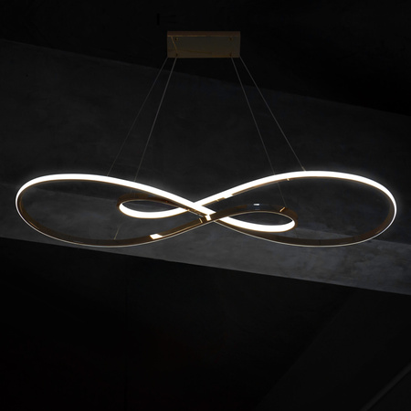 LED Hängeleuchte Hängend 50W 7800lm 4000K Neutral Gold Zumba Sanico Goldlux