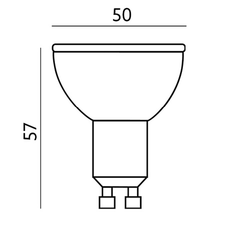 LED Lampe GU10 5W KOBI SMART WIFI RGB WW TUYA Intelligent Dimmbar