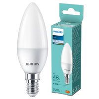 LED-Lampe E14 Kerze B35 6W = 48W 620lm 4000K Neutral Essential Philips