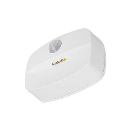 LED Batterie Nachtlicht 0.6W 50lm 4000lm Neutral 90° mit Bewegungssensor Weiß Lima Masterled