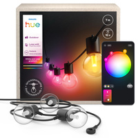 Outdoor-Garten-Girlande 7m IP65 10LED RGB SMART Smart Bluetooth ZigBee Weiß und Farbe Ambiente Festavia Philips HUE
